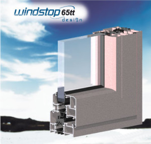 profilati in alluminio WINDSTOP 65 TT design