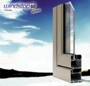profilati in alluminio WINDSTOP 60 doors - Porta